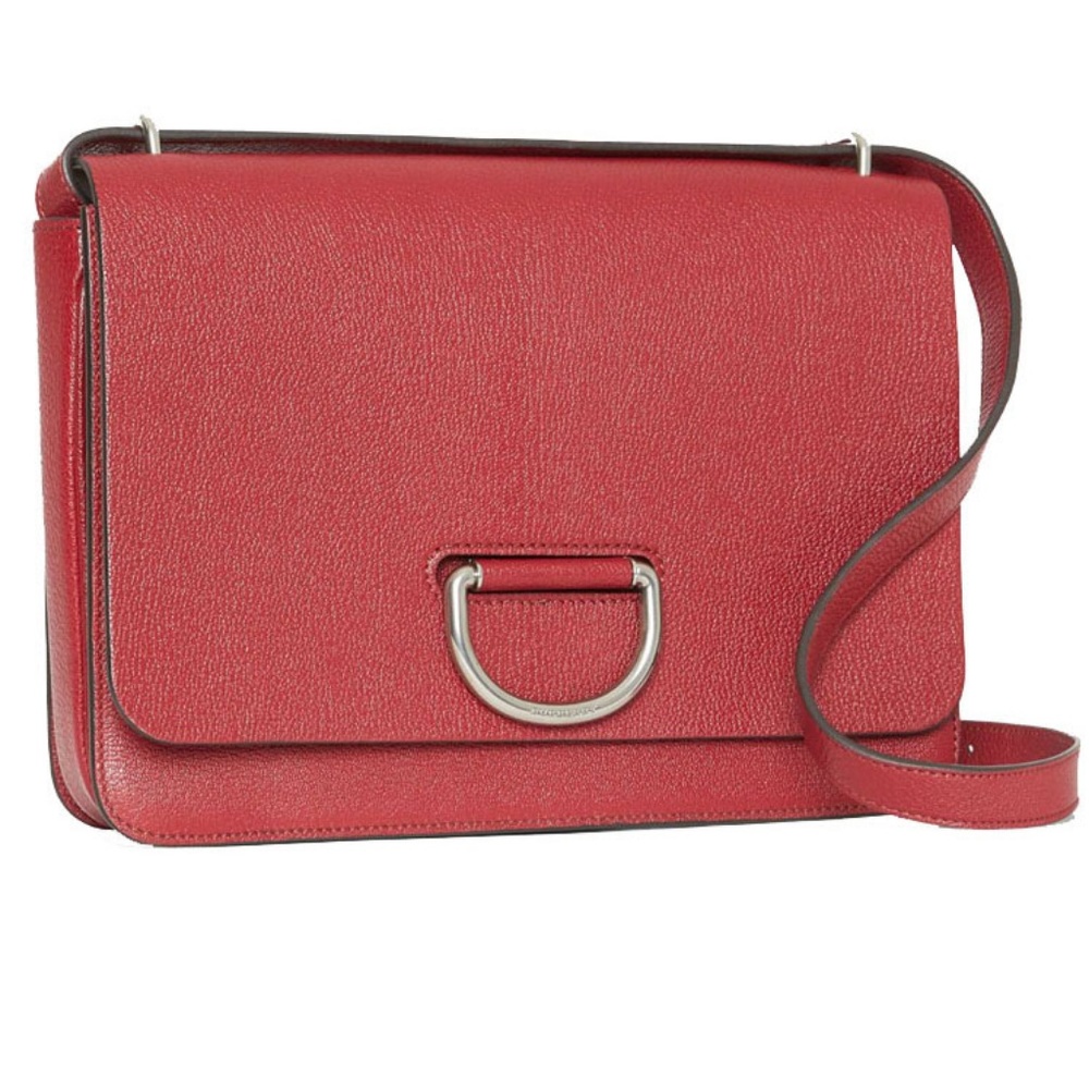 Burberry Medium Leather Red D-Ring Bag - Picture 3 of 5